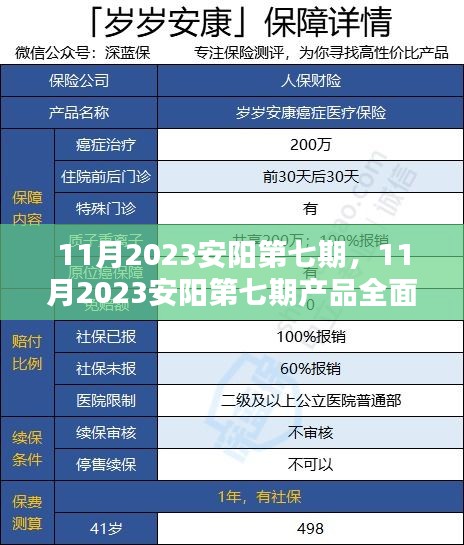 11月2023安阳第七期产品全面评测与介绍概览