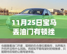 宝马油门顿挫感问题解析与应对指南（11月25日专刊）