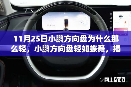 揭秘小鹏方向盘轻盈如蝶舞背后的技术革新与产业影响