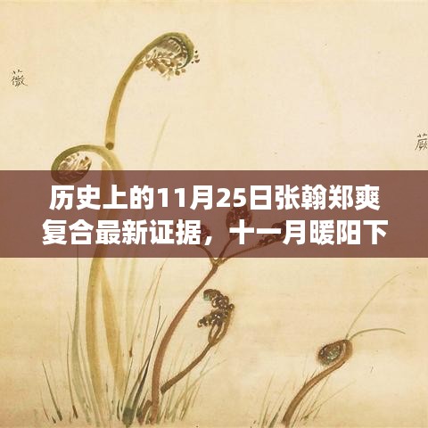 张翰与郑爽在十一月暖阳下的重逢，历史证据揭示复合温馨故事