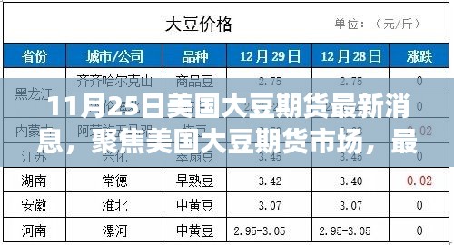 11月25日美国大豆期货市场动态与趋势分析，最新消息一览