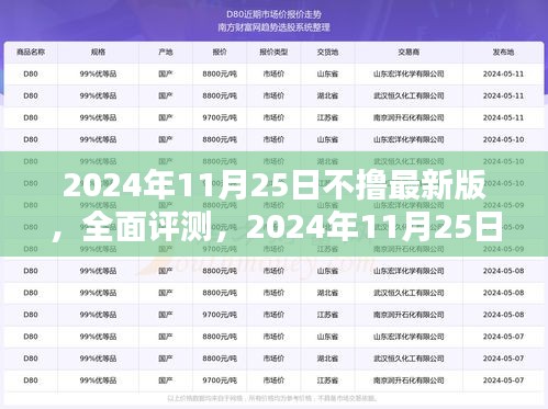 全面评测与介绍，2024年11月25日不撸最新版产品体验与使用指南