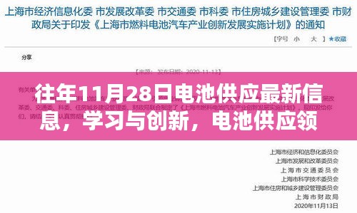 往年11月28日电池供应最新动态，学习创新，展望电池领域的自信与成就感