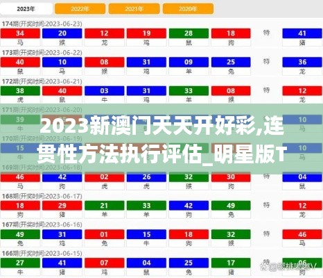 2023新澳门天天开好彩,连贯性方法执行评估_明星版THR1.122