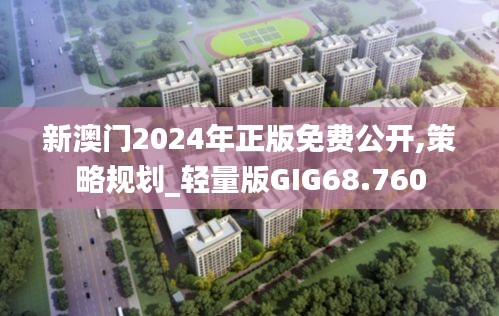 新澳门2024年正版免费公开,策略规划_轻量版GIG68.760