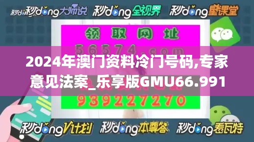 2024年澳门资料冷门号码,专家意见法案_乐享版GMU66.991