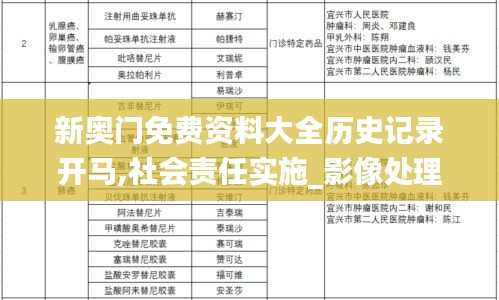 新奥门免费资料大全历史记录开马,社会责任实施_影像处理版RQK95.561