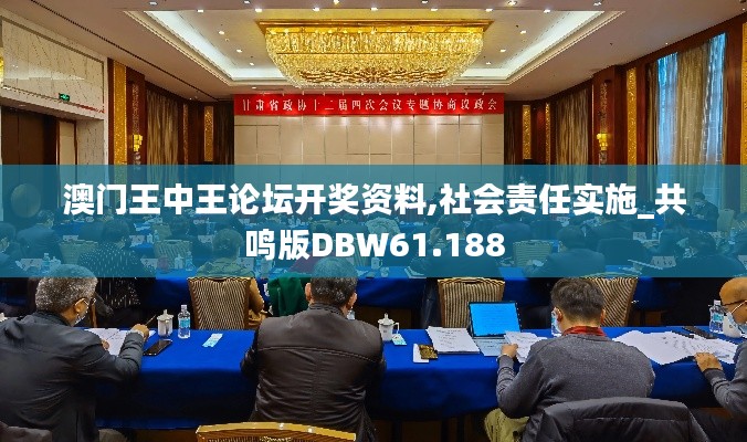 澳门王中王论坛开奖资料,社会责任实施_共鸣版DBW61.188