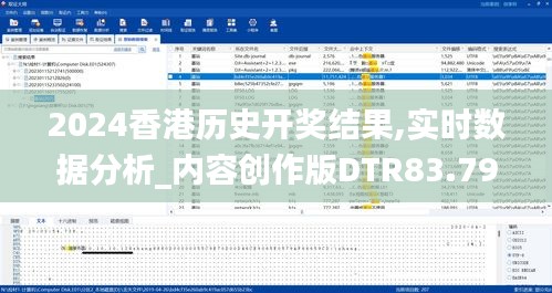 2024香港历史开奖结果,实时数据分析_内容创作版DTR83.795