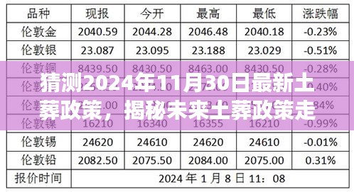 揭秘未来土葬政策走向与小巷深处独特小店之旅，2024年最新预测与探索