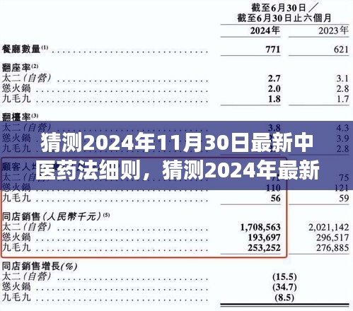 深度解读与未来展望，预测2024年中医药法最新细则及发展趋势分析