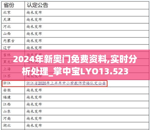 2024年新奥门免费资料,实时分析处理_掌中宝LYO13.523