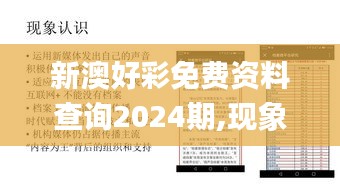 新澳好彩免费资料查询2024期,现象分析定义_触控版CJT17.176