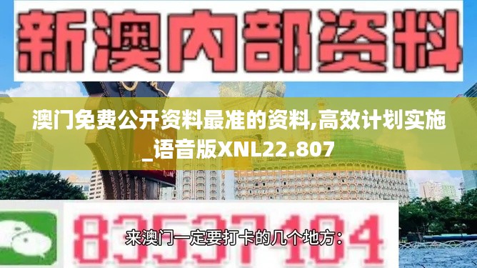 澳门免费公开资料最准的资料,高效计划实施_语音版XNL22.807