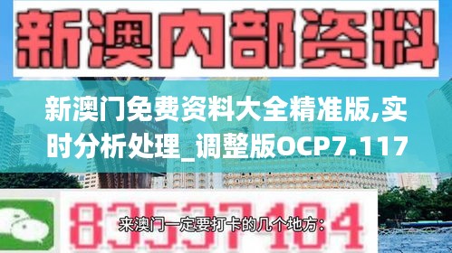 新澳门免费资料大全精准版,实时分析处理_调整版OCP7.117