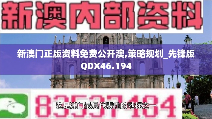 新澳门正版资料免费公开澳,策略规划_先锋版QDX46.194