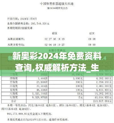 新奥彩2024年免费资料查询,权威解析方法_生活版QHG93.446