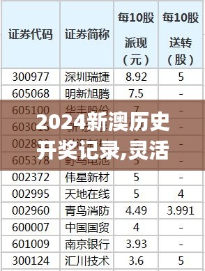 2024新澳历史开奖记录,灵活执行方案_快捷版OHM32.857