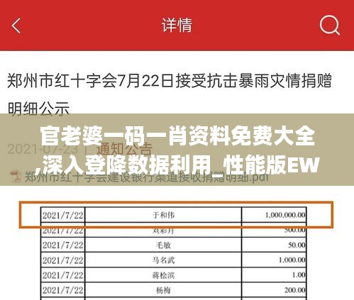 官老婆一码一肖资料免费大全,深入登降数据利用_性能版EWM39.106