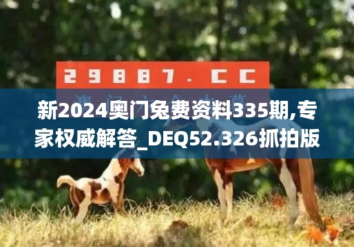 新2024奥门兔费资料335期,专家权威解答_DEQ52.326抓拍版