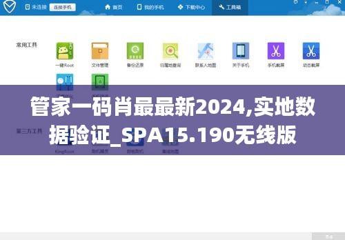 管家一码肖最最新2024,实地数据验证_SPA15.190无线版