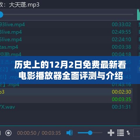 历史上的免费最新看电影播放器全面评测与介绍，聚焦12月2日的最新动态