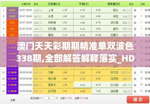 澳门天天彩期期精准单双波色338期,全部解答解释落实_HDR版79.702-9