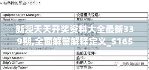 新澳天天开奖资料大全最新339期,全面解答解释定义_S165.592-2