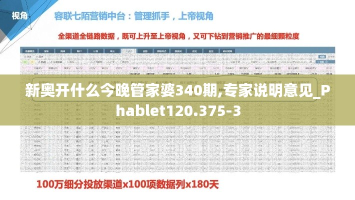 新奥开什么今晚管家婆340期,专家说明意见_Phablet120.375-3