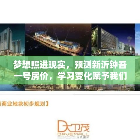 梦想照进现实，新沂钟吾一号房价预测与信心力量的赋予学习之路