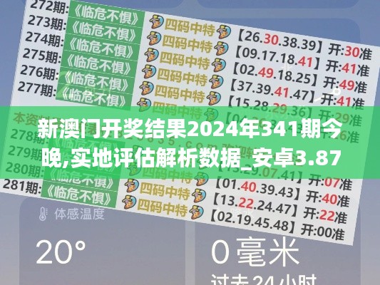 新澳门开奖结果2024年341期今晚,实地评估解析数据_安卓3.875