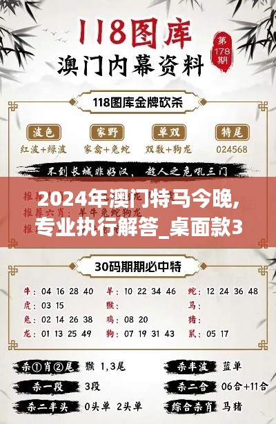 2024年澳门特马今晚,专业执行解答_桌面款3.872