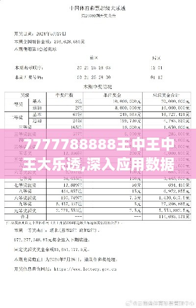 7777788888王中王中王大乐透,深入应用数据执行_影像版6.429