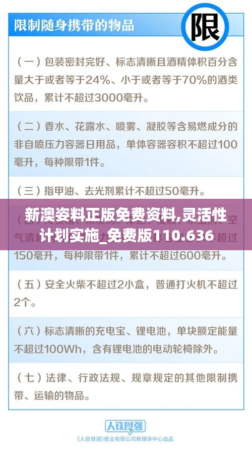 新澳姿料正版免费资料,灵活性计划实施_免费版110.636