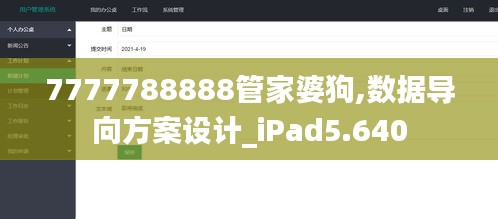 7777788888管家婆狗,数据导向方案设计_iPad5.640