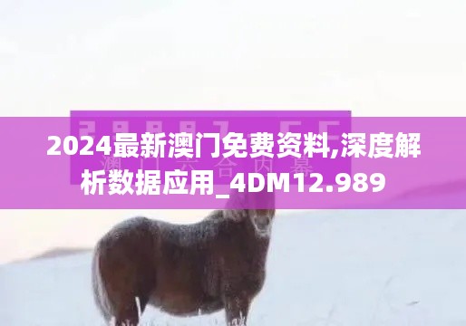 2024最新澳门免费资料,深度解析数据应用_4DM12.989