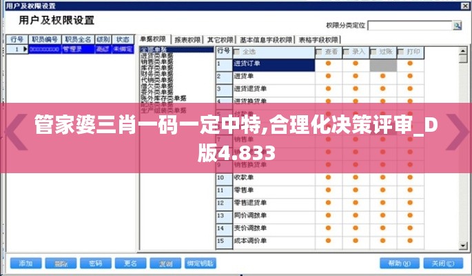 管家婆三肖一码一定中特,合理化决策评审_D版4.833