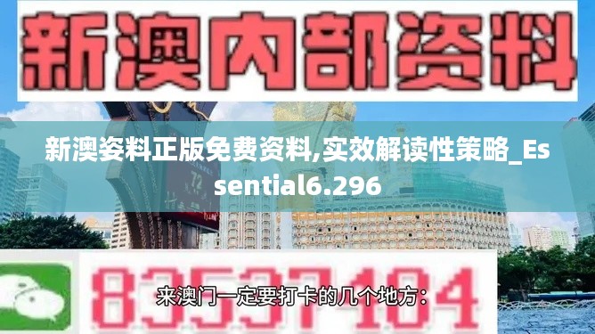 新澳姿料正版免费资料,实效解读性策略_Essential6.296