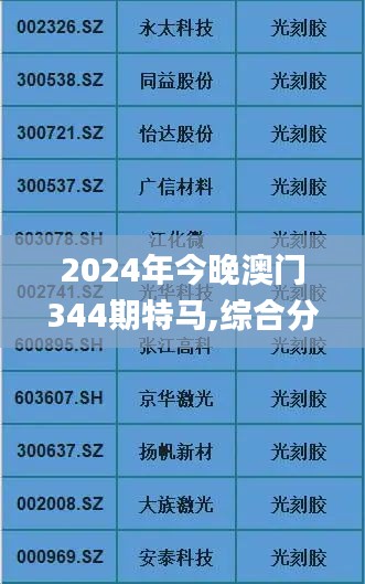 2024年今晚澳门344期特马,综合分析解释定义_冒险款8.954