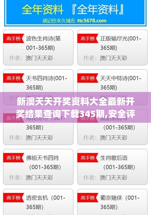 新澳天天开奖资料大全最新开奖结果查询下载345期,安全评估策略_Windows11.160