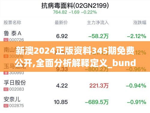 新澳2024正版资料345期免费公开,全面分析解释定义_bundle7.574