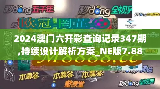 2024澳门六开彩查询记录347期,持续设计解析方案_NE版7.888