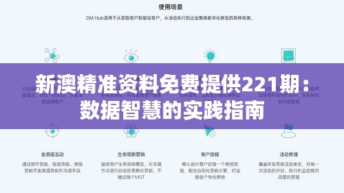 新澳精准资料免费提供221期：数据智慧的实践指南