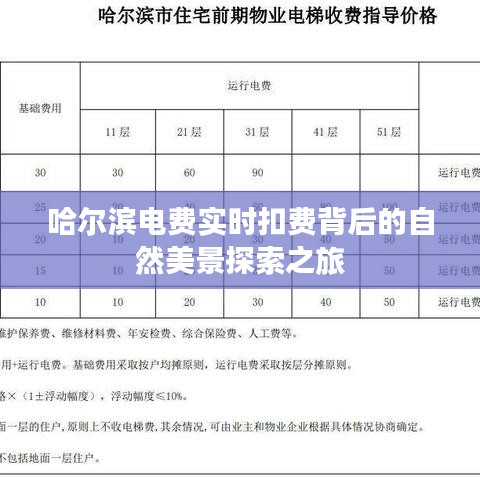 哈尔滨电费实时扣费背后的自然美景探秘之旅