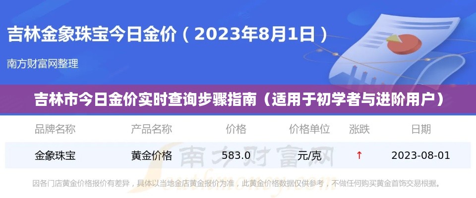 吉林市今日金价实时查询步骤指南，初学者与进阶用户必备指南