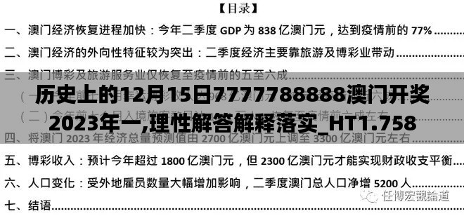 历史上的12月15日7777788888澳门开奖2023年一,理性解答解释落实_HT1.758