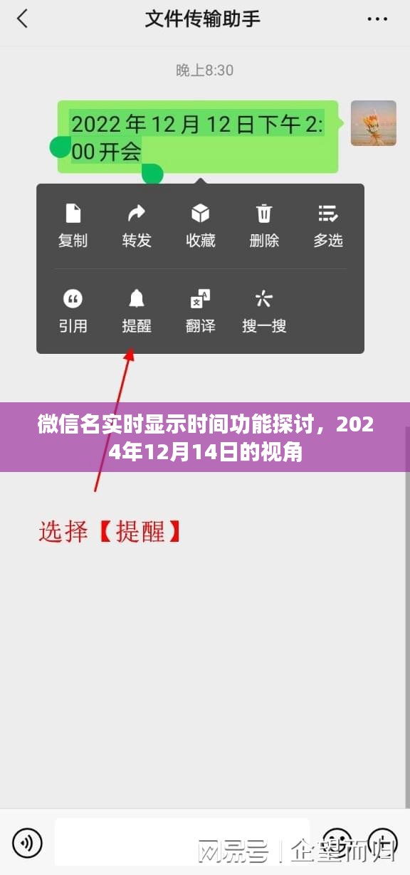 微信名实时显示时间功能探讨，深度解析与未来展望（2024年视角）