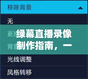 绿幕直播录像制作全攻略，轻松掌握实时录像技巧（2024年指南）