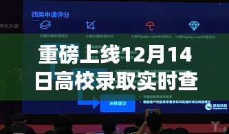 重磅上线，高校录取实时查询网站，科技助力梦想触手可及！