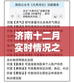 济南十二月实时情况多元解读与个人立场分析